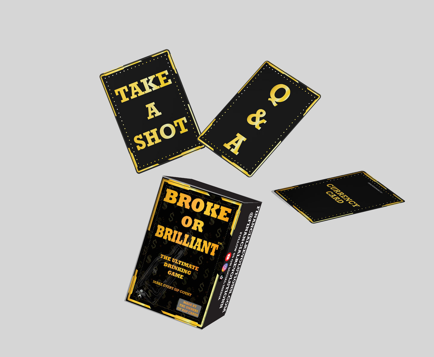 Broke or Brilliant: The Ultimate Drinking Game