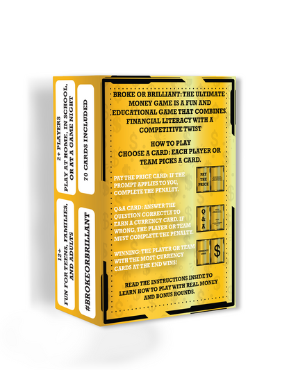 Broke or Brilliant: The Ultimate Money Game (Non- Drinking)
